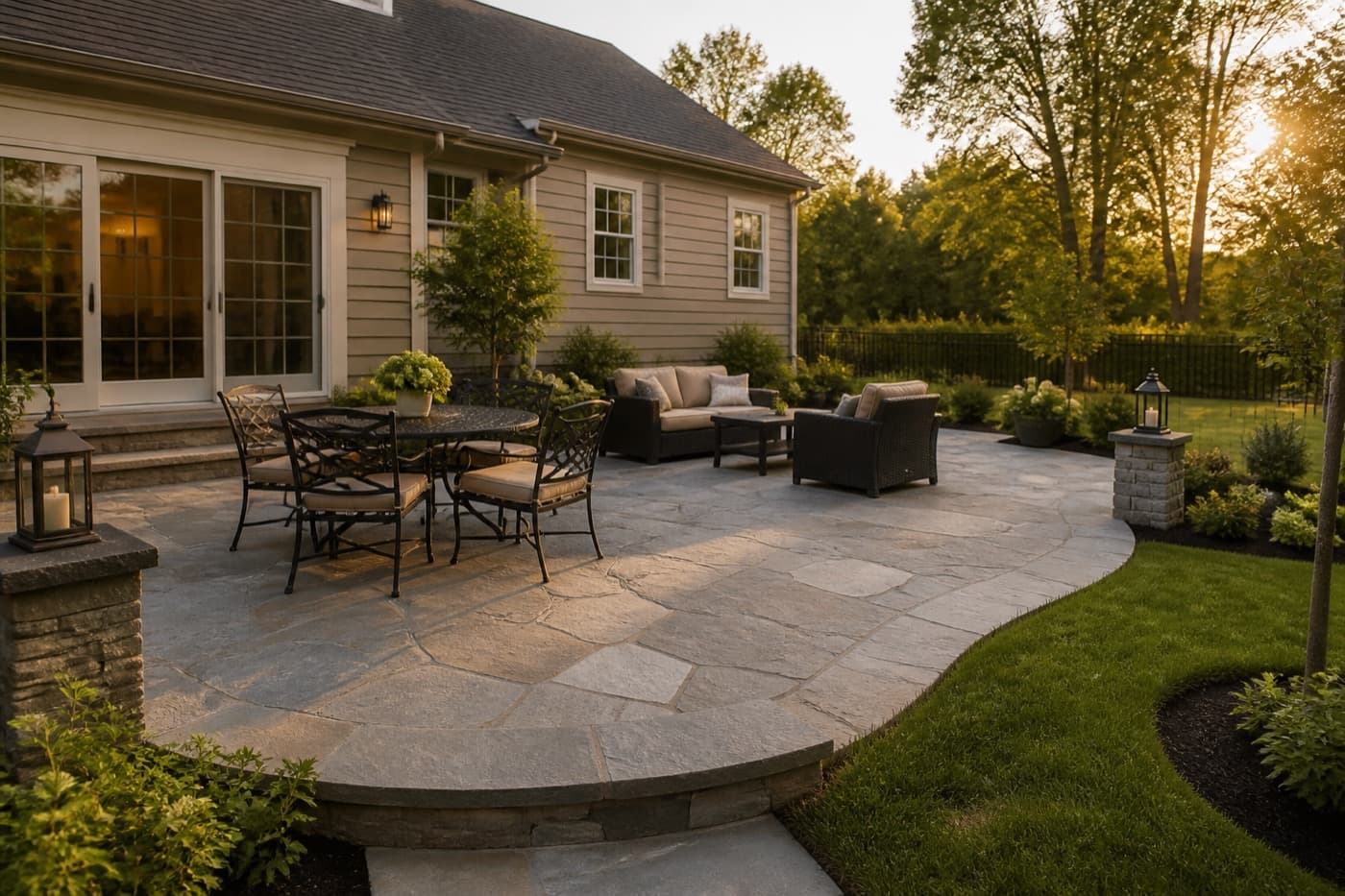 Finished backyard patio project